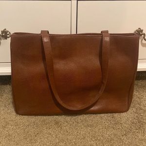 M London brown tote bag vintage purse